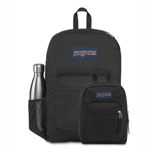 Sac à Dos Scolaire JanSport CROSS TOWN + BIG BREAK Noir | OFB-59844696